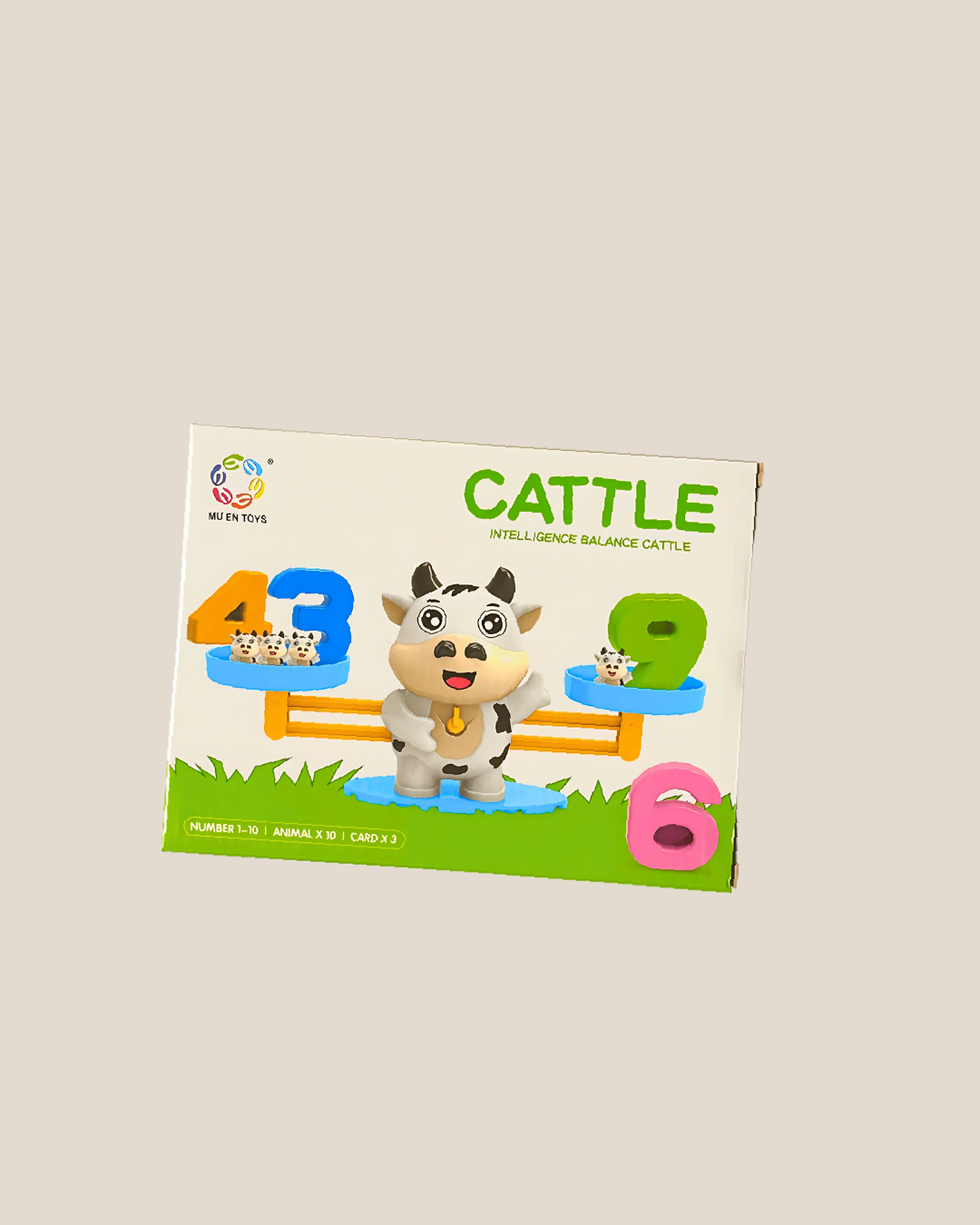Cow Balance Scale Learning Toy - Numbers & Math Educational Game